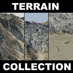 terrain realistic 3d model