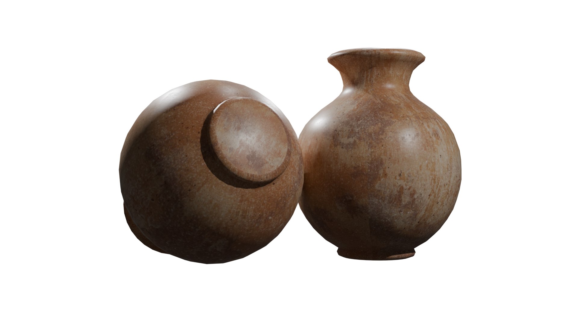 Simple Clay Pot Model - TurboSquid 2236335