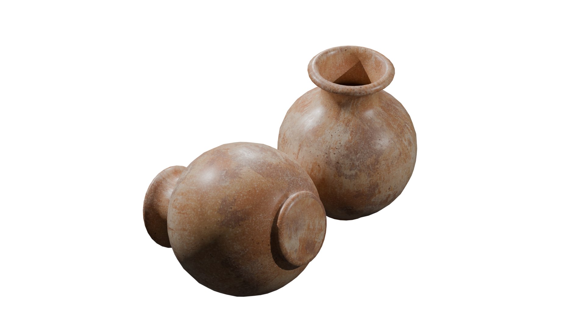 Simple Clay Pot Model - TurboSquid 2236335