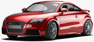 accurate audi tt rs 3d model
