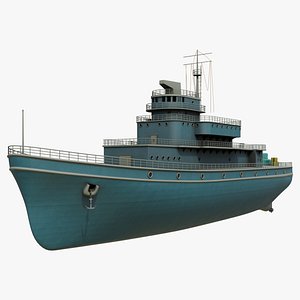 3D Historical Fleet Oilers and Replenishment Ship model