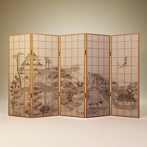 Japanese partition 3D