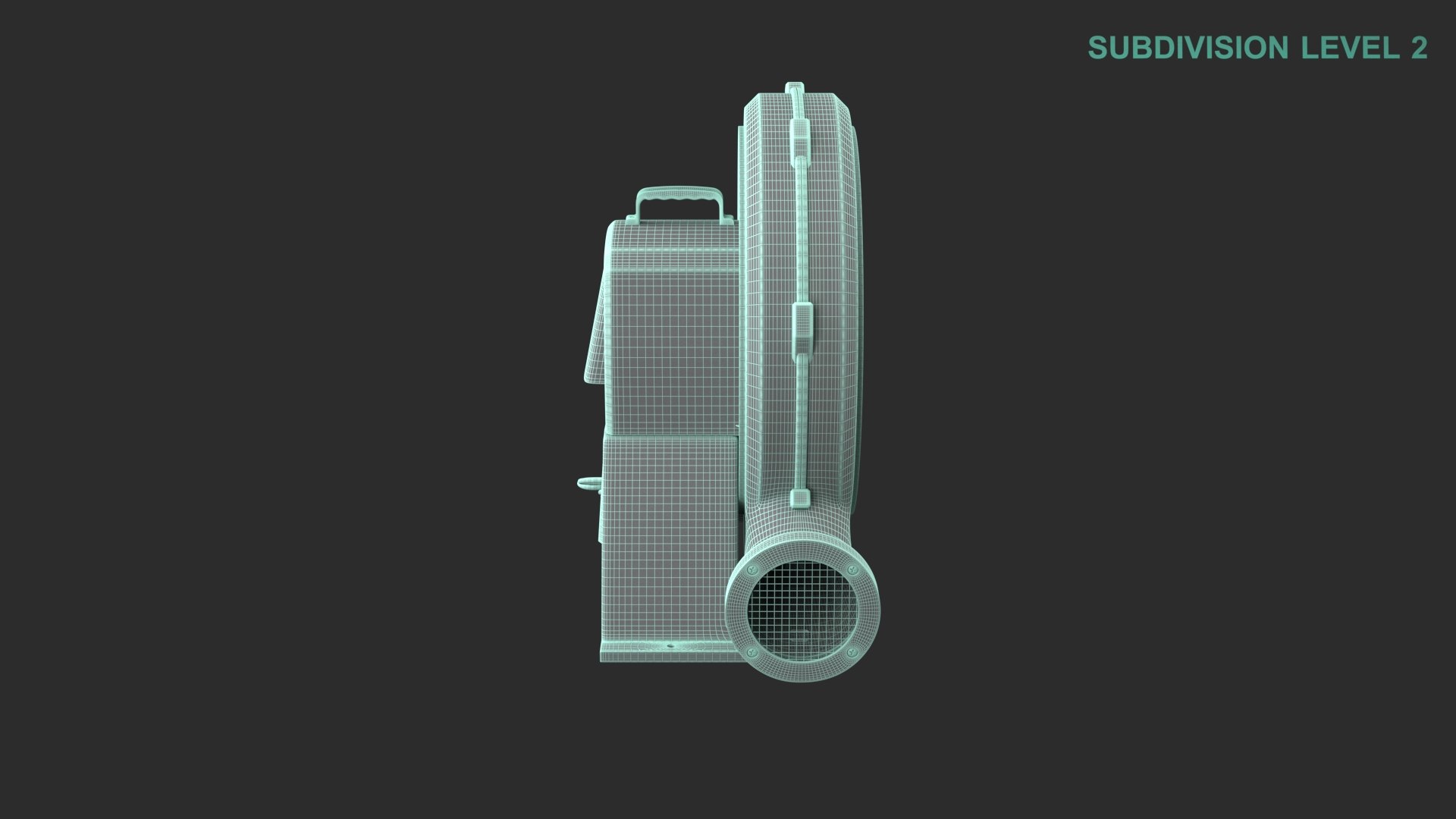 Air Blower 3D model https://p.turbosquid.com/ts-thumb/hH/6JDuGT/t4/wireframe0002/jpg/1677435560/1920x1080/fit_q87/f7e3bd575f0ef389f946beba72140347581078d7/wireframe0002.jpg