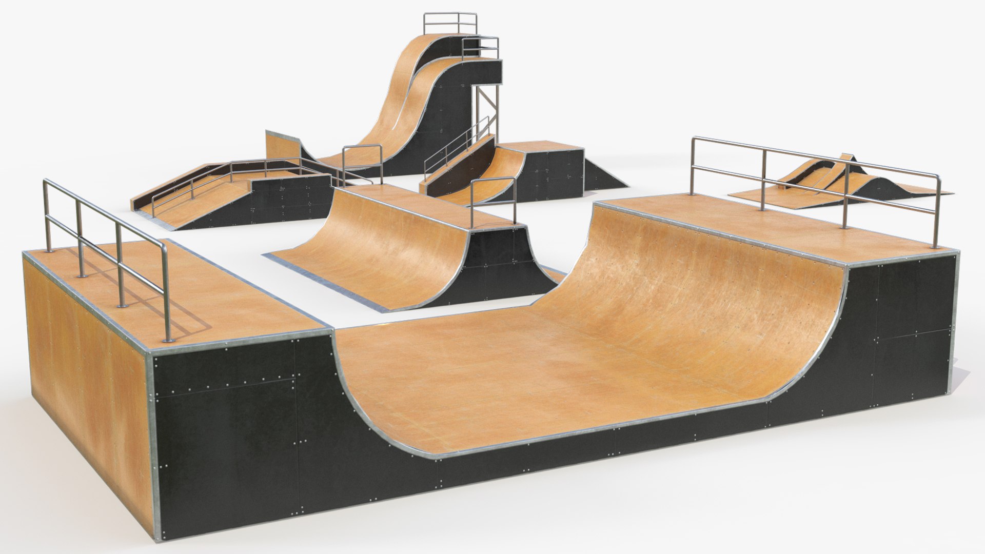 Modular Skatepark Ramp Elements Set Game Ready 3D model https://p.turbosquid.com/ts-thumb/hH/8ZavbF/5b/modular_skatepark_ramp_elements_set_game_ready_009/jpg/1785400198/1920x1080/fit_q87/cca510481b56b458737f76c45618121a526176c6/modular_skatepark_ramp_elements_set_game_ready_009.jpg