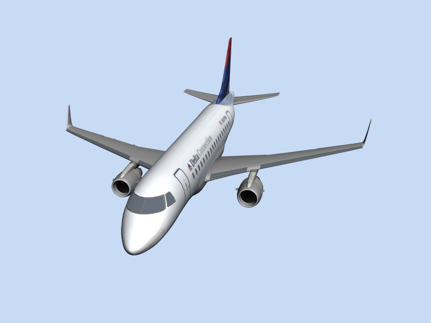 Plane Aircraft Embraer 170 3d Model