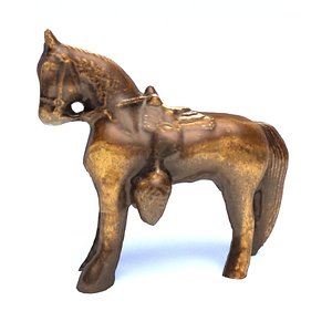 scan horse statue model
