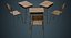 School Desk And Chair 1B