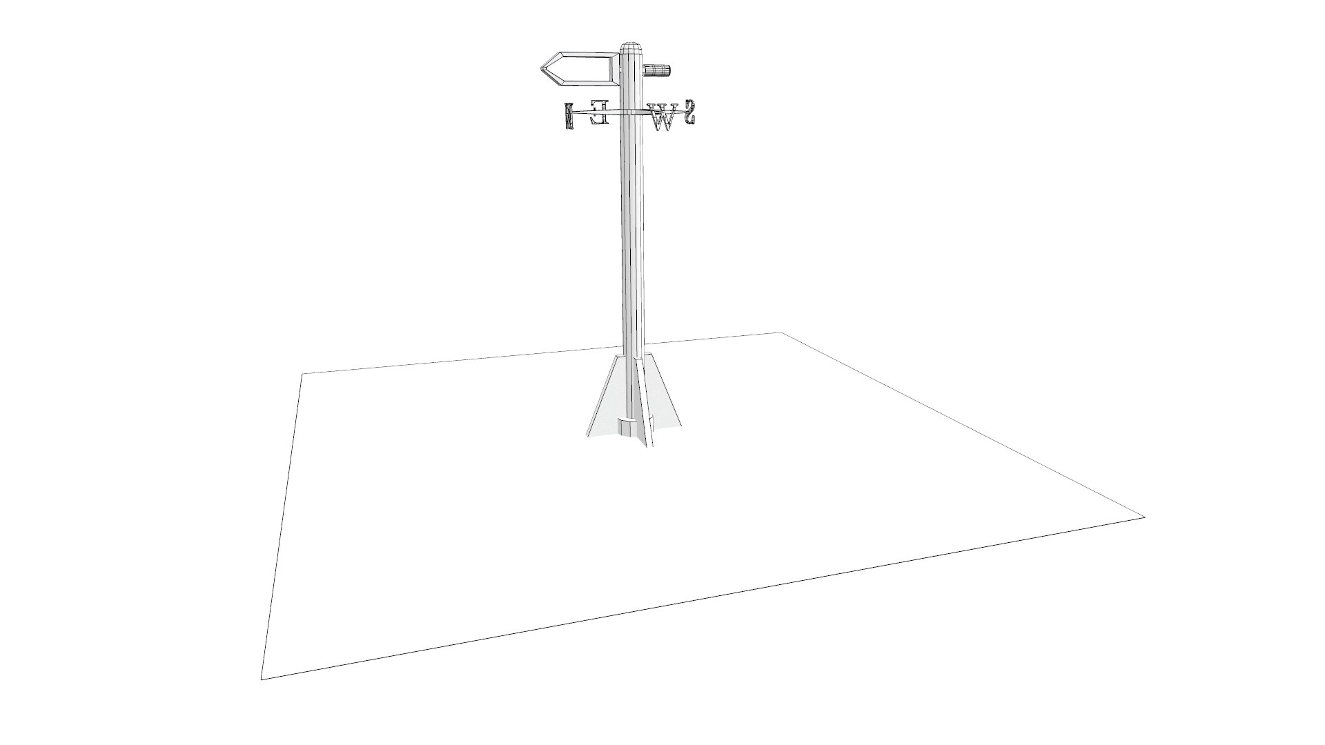 Weather Vane 3D - TurboSquid 2127659