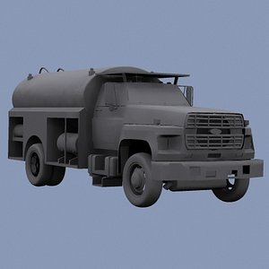 fuel truck 3d model