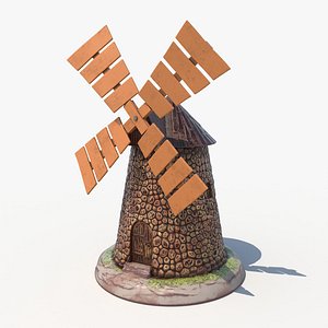 3D garden windmill