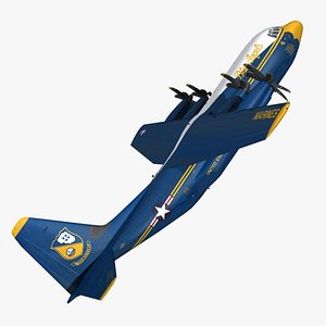 Hercules C130 Blue Angels 3D model