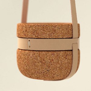 3D model leather strap hanging planter