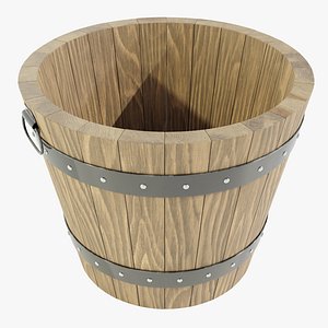 Wooden Planter 3D model