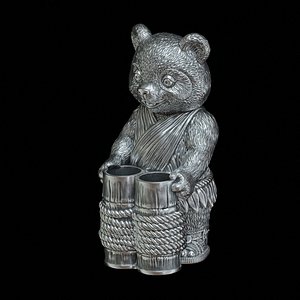 panda toothpick holder 3D model