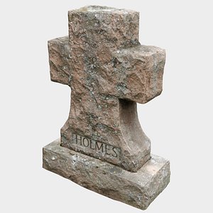 3D tombstone stone model