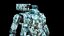 Esoscheletro Mech da Combattimento Fantascientifico con 4 Skin Pacchetto PBR