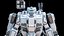 Esoscheletro Mech da Combattimento Fantascientifico con 4 Skin Pacchetto PBR