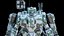 Esoscheletro Mech da Combattimento Fantascientifico con 4 Skin Pacchetto PBR