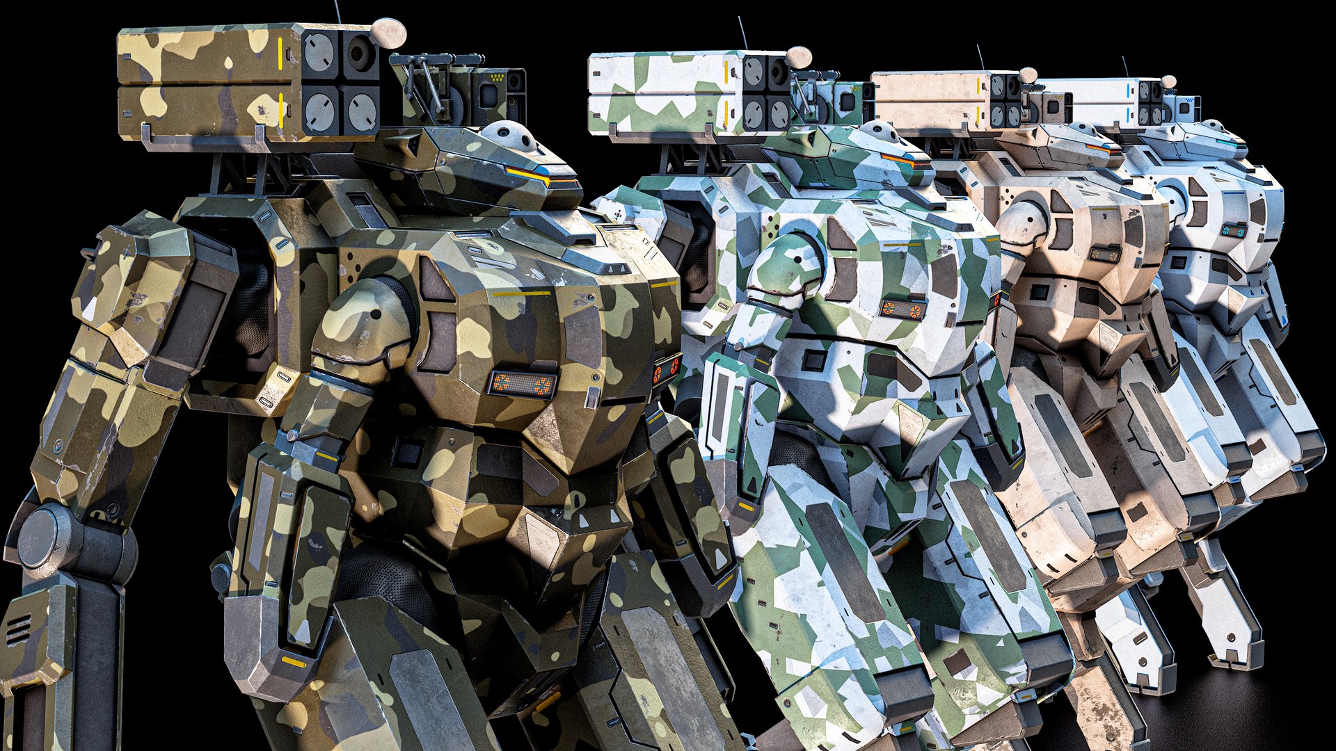 3D Sci-Fi Combat Mech Exoskeleton With 4 Skins PBR Package https://p.turbosquid.com/ts-thumb/hH/aRwAIf/ZO/alls1/png/1768989159/1920x1080/fit_q87/4900d4d459d628a531a8c60b5a5c125de8f06028/alls1.jpg