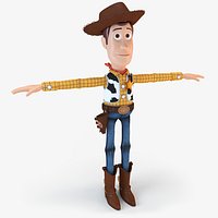 woody sheriff 3d max