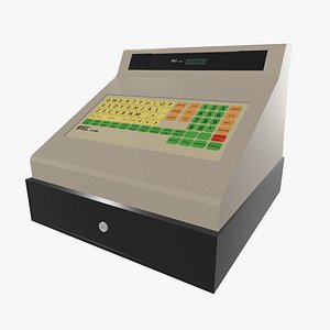 Retro Cash Register - 80s Era