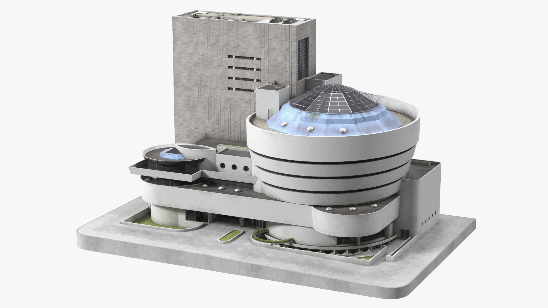 Museum Complex 3D model preview