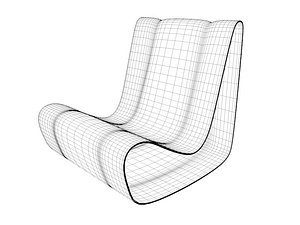 mid-century modern loop 3d 3ds