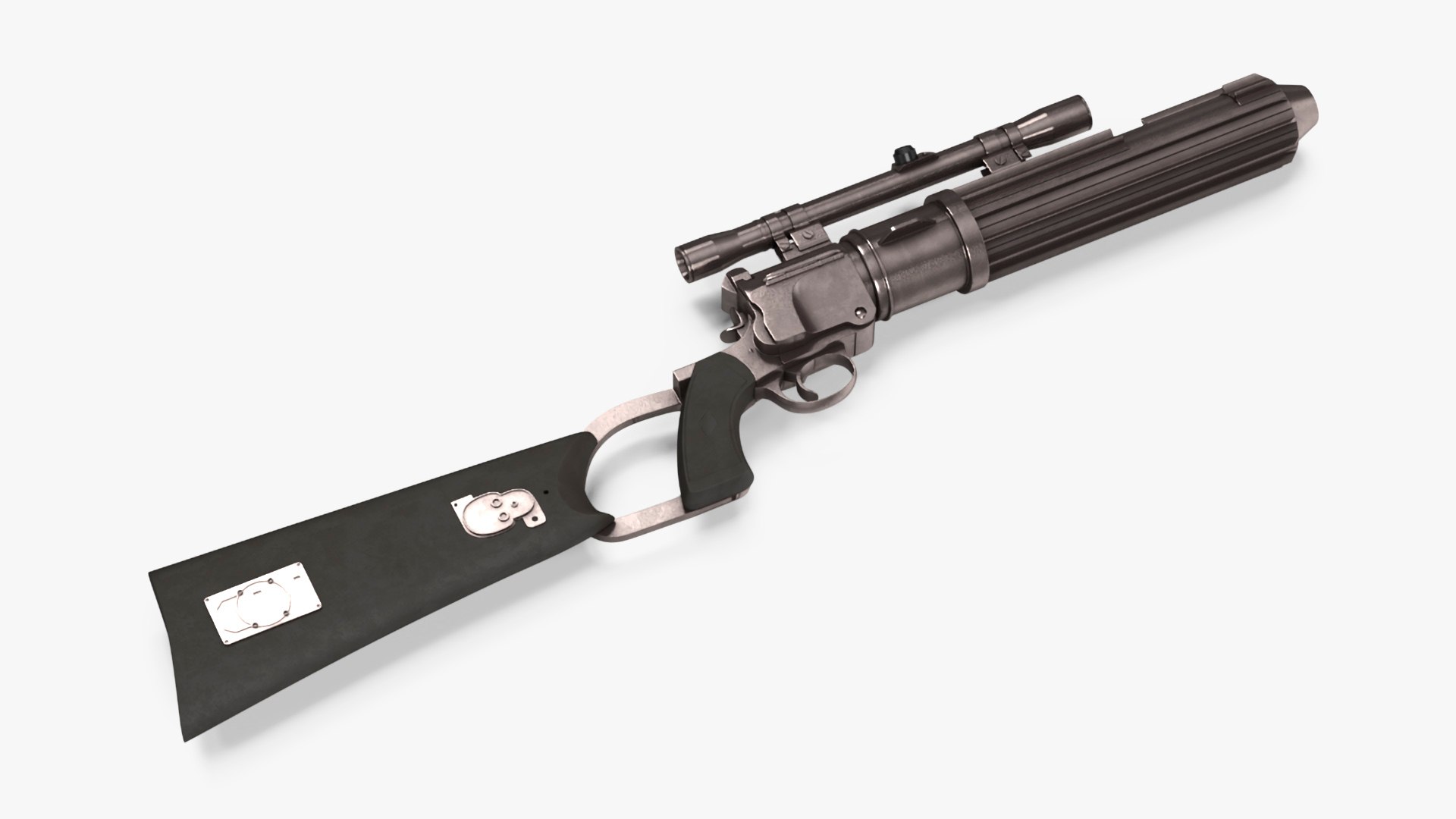 Star Wars EE-3 Boba Fett Carbine Rifle 3D model preview