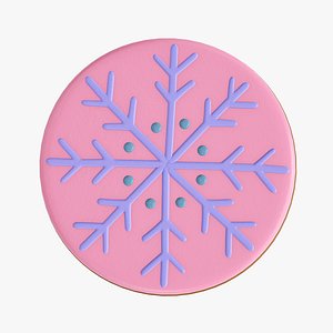 3D christmas cookie snowflake
