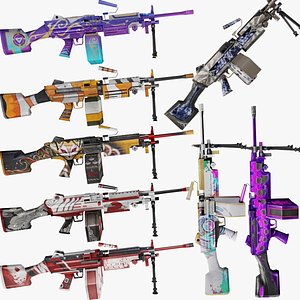 M249 Rifle Game Weapon 8x