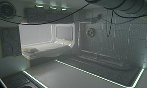 SciFi Bedroom Interior