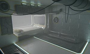 SciFi Bedroom Interior