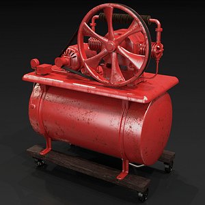 air compressor 3d max