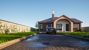 Bungalow Interior And Exterior