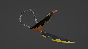 tengen sword - demon dlayer 3D model