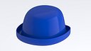Girls Bowler Hat Blue