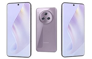 Honor Magic 5 Purple Low Poly 3D