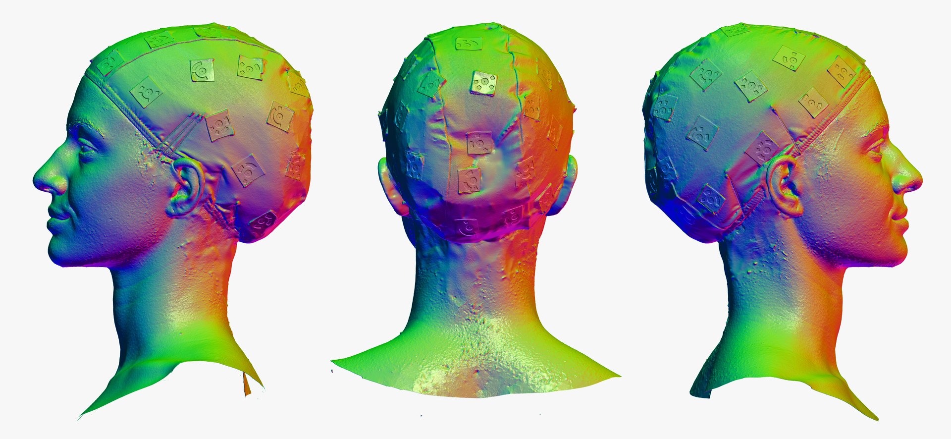 Penelope Human Head Dimpler AU14 RAW Scan 3D Model - TurboSquid 1762328