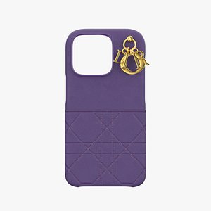 Iphone 15 Pro Case Dior Lilac 3D