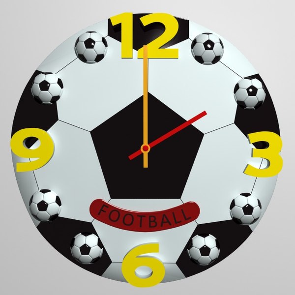 3d model of wall clock