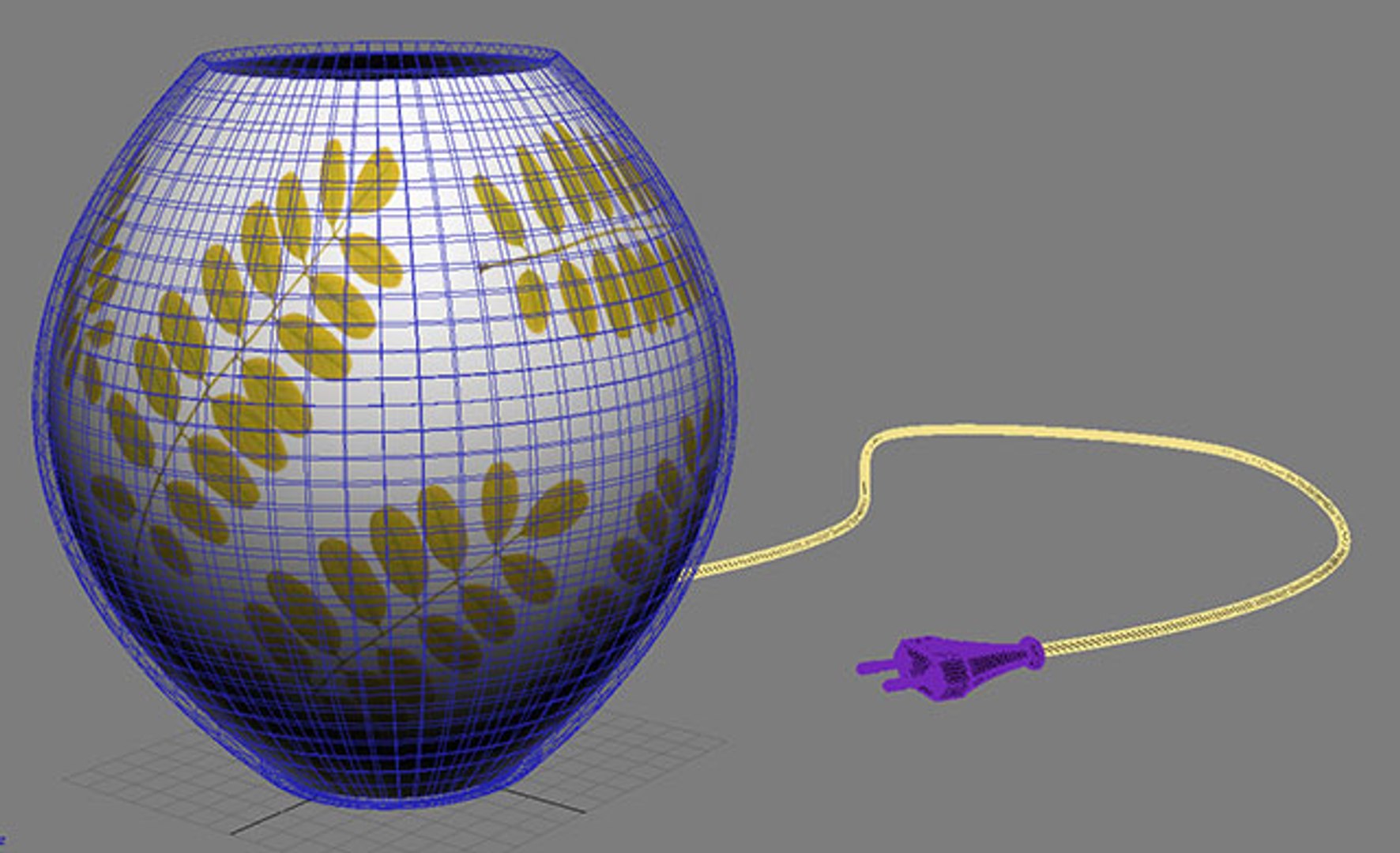 3d Ikea Knubbig Lamp Model