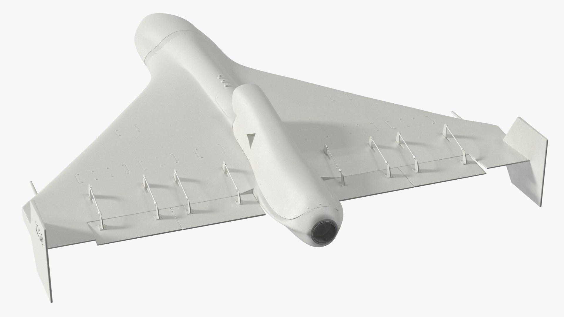 Kamikaze Drone Shahed 238 White 3D model https://p.turbosquid.com/ts-thumb/hI/9D75WV/Ur/kamikazedroneshahed238whitevray3dmodel012/jpg/1716435730/1920x1080/fit_q87/725506b57f0e87b11b37c6bfef8714f153a71e2e/kamikazedroneshahed238whitevray3dmodel012.jpg