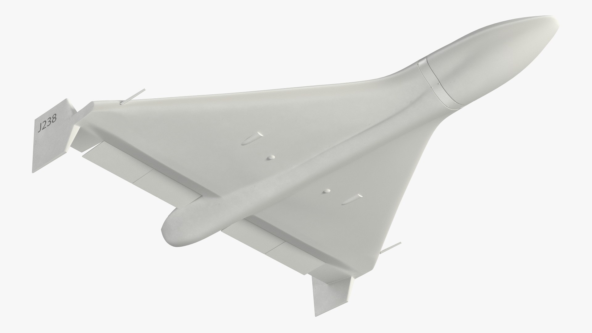 Kamikaze Drone Shahed 238 White 3D model https://p.turbosquid.com/ts-thumb/hI/9D75WV/ce/kamikazedroneshahed238whitevray3dmodel010/jpg/1716435724/1920x1080/fit_q87/eca231cc0f4add2170e4de05e7ac4a31f51bd79a/kamikazedroneshahed238whitevray3dmodel010.jpg