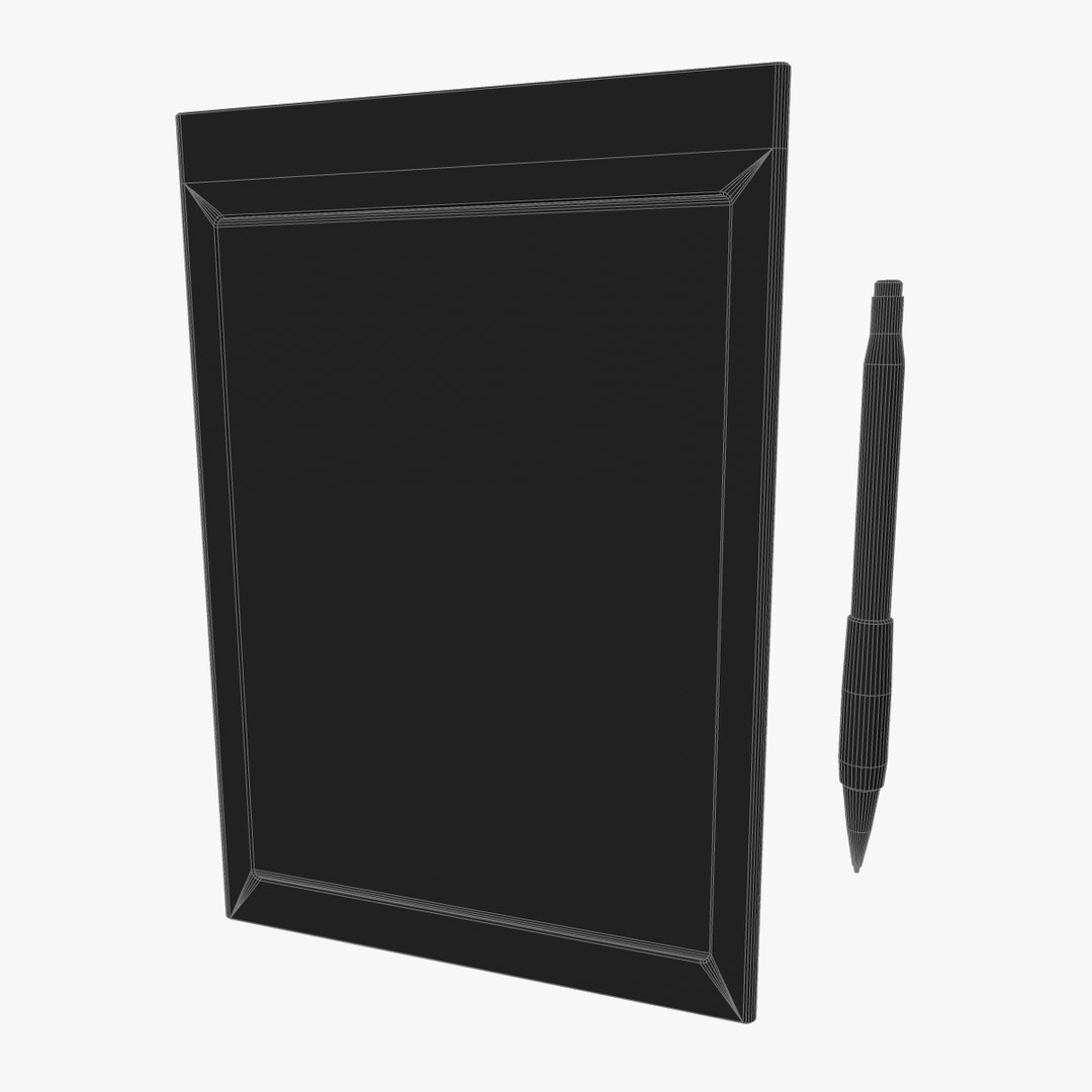 clipboard tablet 3d model