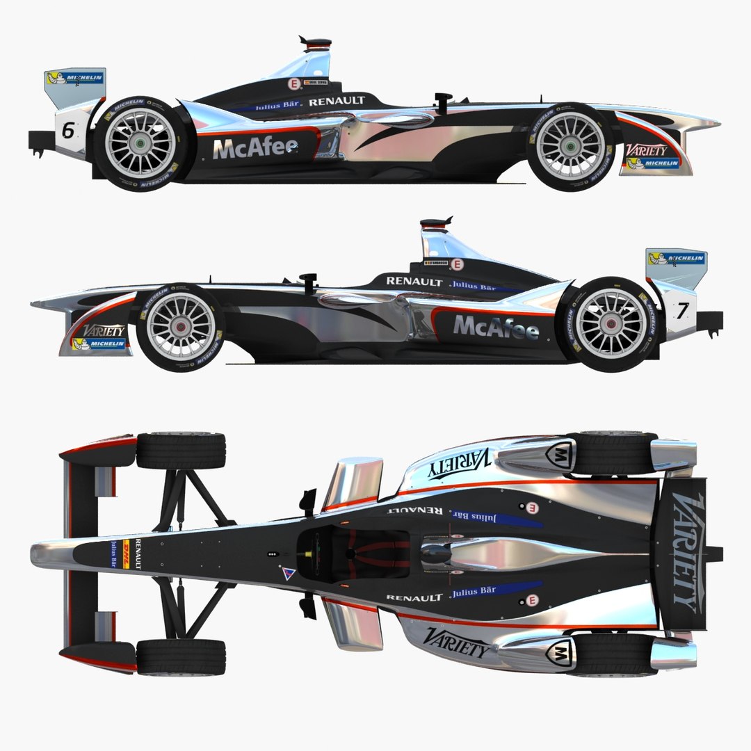 dragon racing formula e 3d max