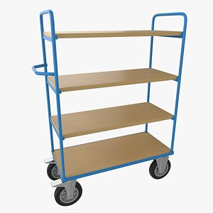 Shelved Trolley Service Table