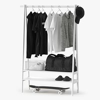 Clothes on Rack