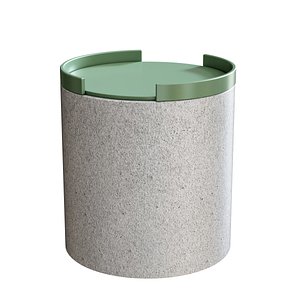 bumper ottoman tray 3D
