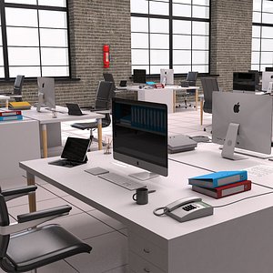 interior room indoors 3D model