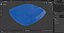 Solo Squared Plastic Bowl Blue